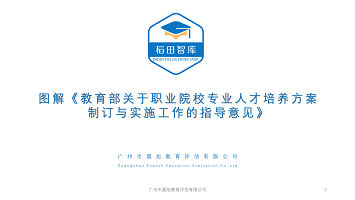 稻田智库：图解《教育部关于职业院校专业人才培养方案制订与实施工作的指导意见》