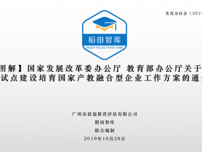 【稻田智库】图解《关于印发试点建设培育国家产教融合型企业工作方案的通知》